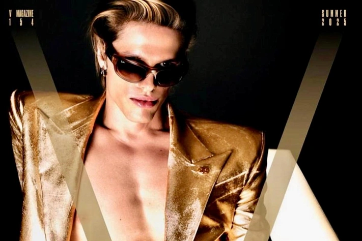Тарас Романов на обложке V Magazine: новый бойфренд Лены Перминовой покоряет индустрию