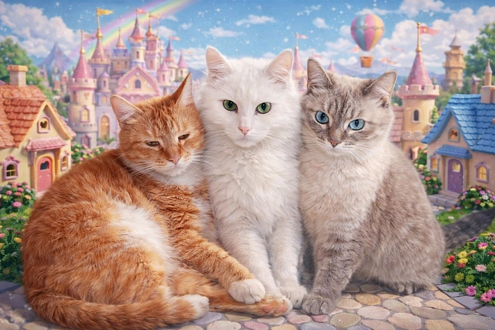 Китайский инженер построил для своих кошек мини-метро и «Мяудоналдс»