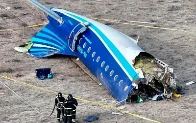 Казахстан опубликовал предварительный отчёт о катастрофе лайнера Azerbaijan Airlines
