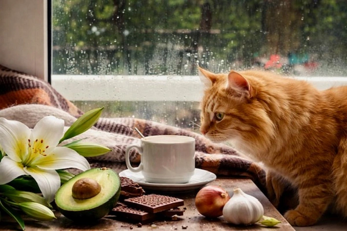 Что может убить кошку на вашей кухне и в букете