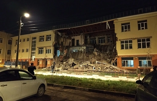 В Коломне обвалилась стена здания ЦРБ
