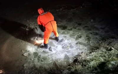 На Ставрополье мужчина вмёрз в лёд