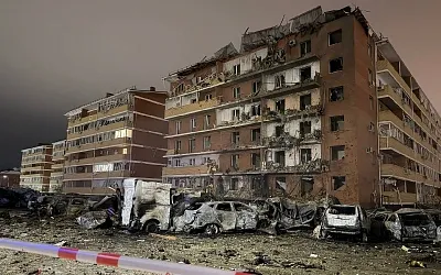 Беспилотник упал на жилой дом в Адыгее