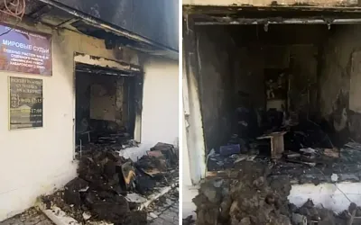 В  Хабаровском крае подожгли суд