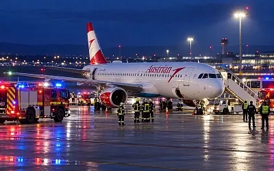 Рейс Austrian Airlines сел в Софии после угрозы взрыва