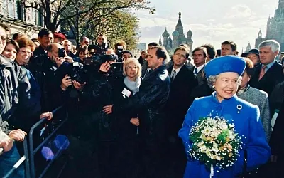 Королевские визиты в Москву: Елизавета II и принцесса Диана