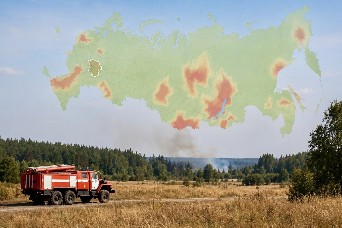 Самарскую область внесли в зону пожарного риска