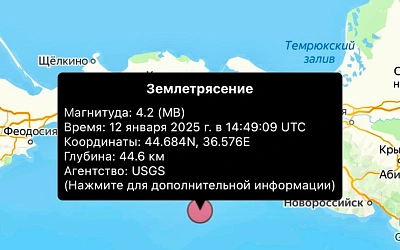 Европейские и американские сейсмологи зафиксировали землетрясение в Крыму