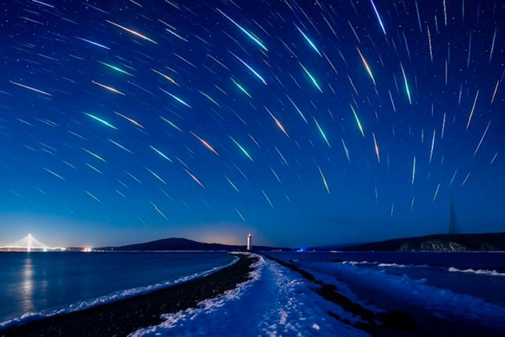 Геминиды над Москвой в самую длинную ночь декабря