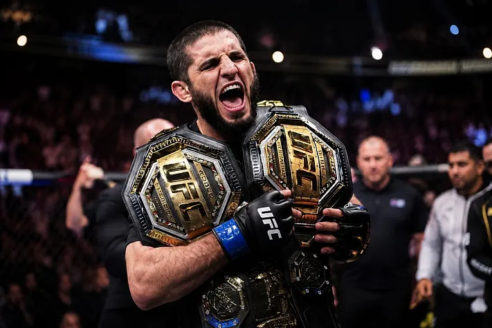 Махачев победил Гэрри и обновил рекорд UFC