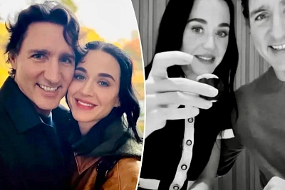 кэти перри и джастин трюдо выходят из тени