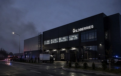 После атаки загорелся склад Wildberries под Пензой