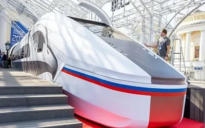 В Москве представлен скоростной поезд «Белый кречет»