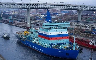 Новый атомный ледокол «Якутия» завершил испытания и отправился в Мурманск 