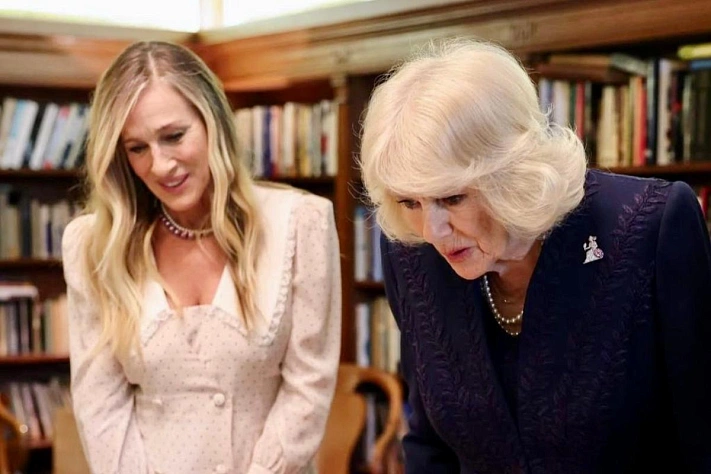 Камилла встретилась с Винтур и Сарой Джессикой Паркер