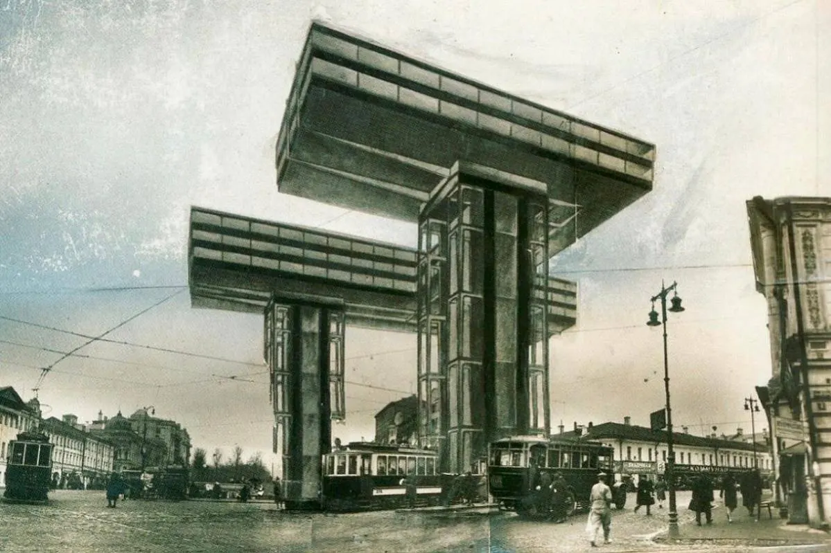 Горизонтальные небоскрёбы Лисицкого