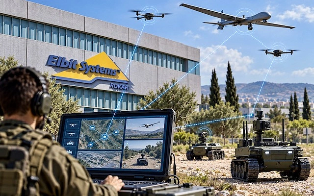 Elbit переводит боевых роботов на общее управление