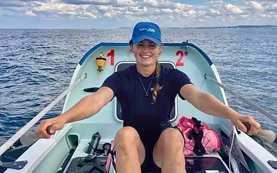 21-летняя спортсменка переплыла Атлантику и побила три мировых рекорда