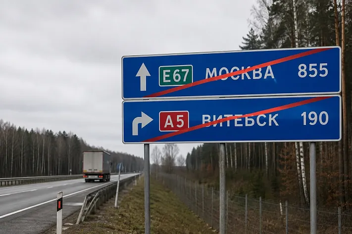 Латвия готовится убрать указатели на Россию и Беларусь