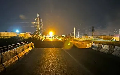 В Северной Осетии рухнул мост через Терек
