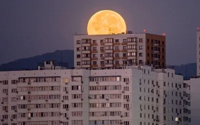 Предстоящей ночью земляне увидят Голубую Луну