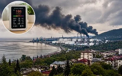 В Туапсе зафиксировали превышение токсичных веществ в воздухе
