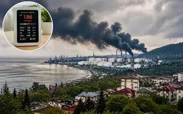 В Туапсе зафиксировали превышение токсичных веществ в воздухе