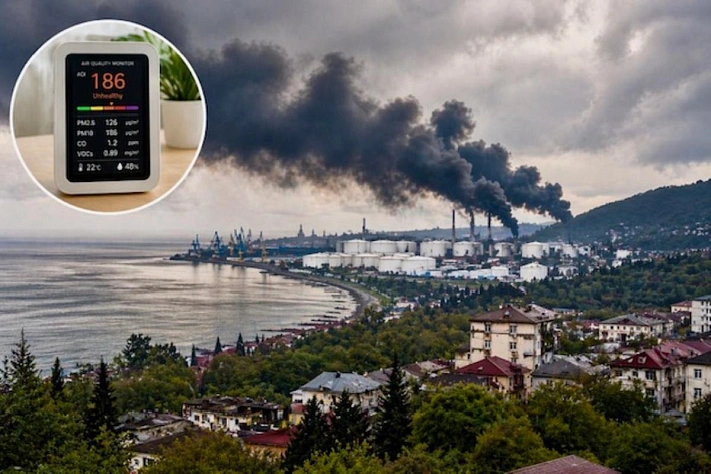 В Туапсе зафиксировали превышение токсичных веществ в воздухе