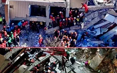 Обрушение дома в Гебзе подтвердило гибель четырёх человек