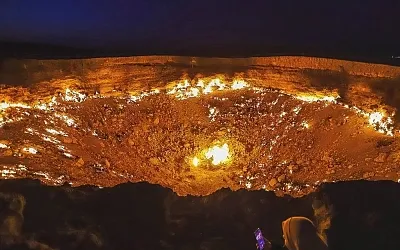 «Врата ада» в Туркменистане начинают угасать