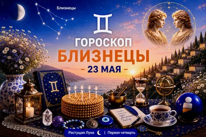 Гороскоп для рождённых 23 мая — голос, который ищет свой берег