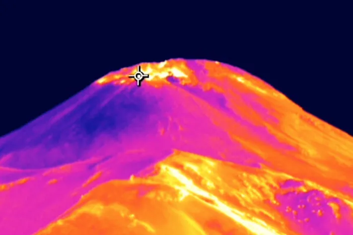 Учёные провели дистанционные замеры температуры на Авачинском вулкане