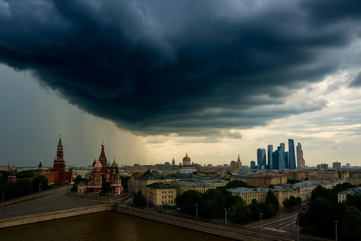 Оранжевый уровень опасности объявлен в Москве и Подмосковье
