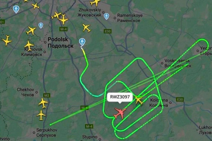 Самолёт Москва — Пхукет подал сигнал бедствия над Подмосковьем