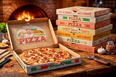 коробка, которая сохранила пиццу тёплой