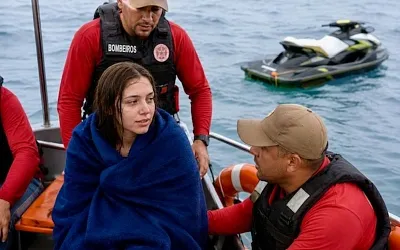 Бразильянку нашли живой после двух суток в море