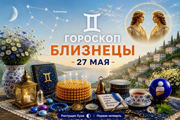 Гороскоп для рождённых 27 мая — голос, который ищет верный берег