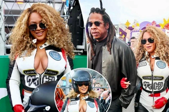 Смелый образ Бейонсе на Гран-при Формулы‑1