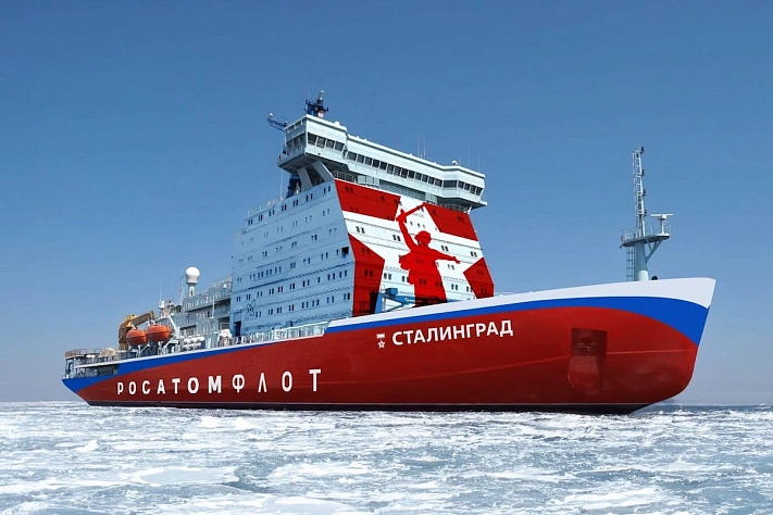 Новый атомный ледокол «Сталинград» получит уникальный дизайн