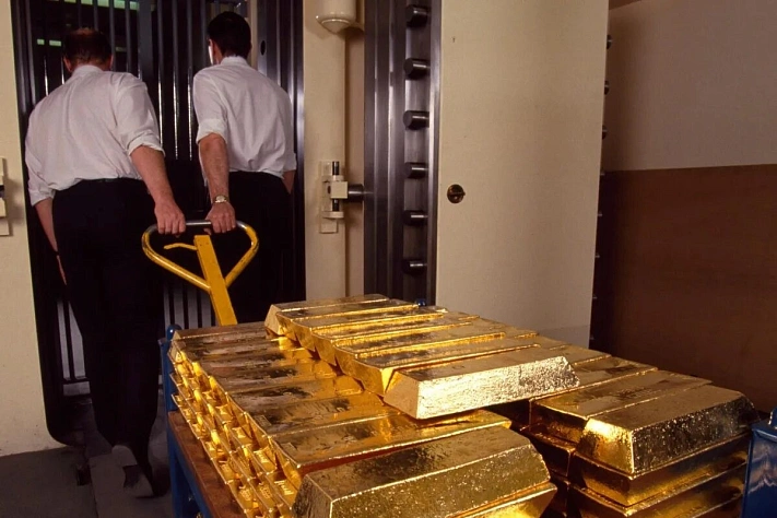 Золотой запас России вошёл в пятёрку мировых лидеров