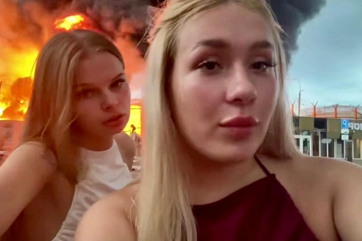Зуммерши задержаны за съёмку видео на фоне пожара в Адлере