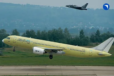 Первый серийный МС-21 успешно совершил испытательный полёт в Иркутске