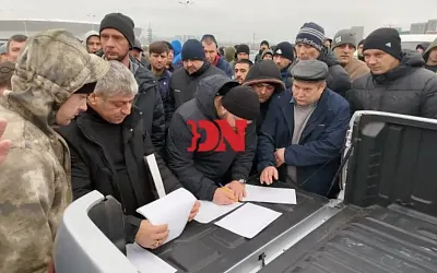 Дальнобойщики Ростова-на-Дону устроили забастовку против непосильных штрафов и ограничений