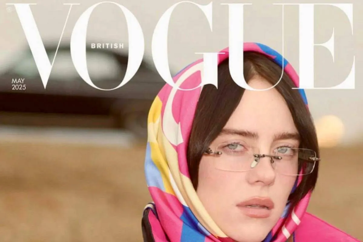 Билли Айлиш в британском Vogue: бархатная пустошь, винтаж и новое взросление