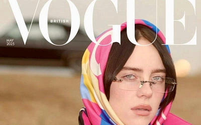 Билли Айлиш в британском Vogue: бархатная пустошь, винтаж и новое взросление