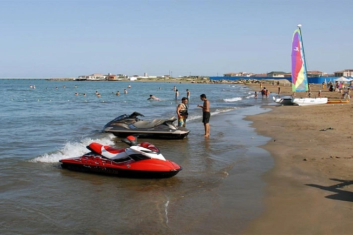Обмеление Каспийского моря достигло исторического минимума