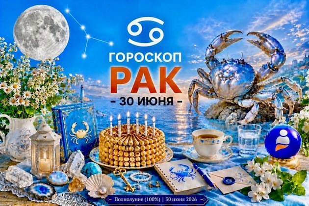Гороскоп для рождённых 30 июня — сила после полнолуния