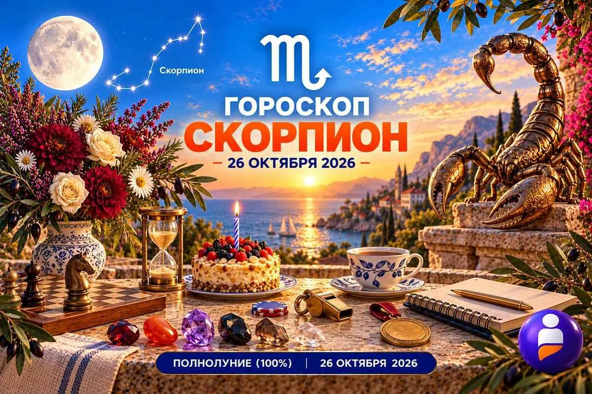Гороскоп для рождённых 26 октября о здоровом азарте