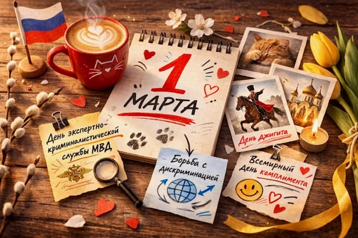 1 марта календарь делает сразу несколько дел