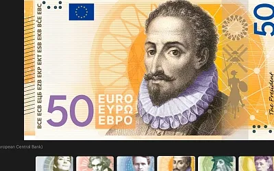 ЕЦБ показал варианты нового дизайна банкнот евро